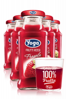 Yoga Magic Fragola 20cl Confezione Da 24 Bottiglie + OMAGGIO 6 bicchieri Yoga