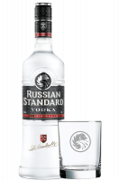 Vodka Russian Standard 70cl + OMAGGIO 2 bicchieri Russian Standard