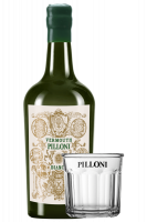 Vermouth Bianco Pilloni Silvio Carta 75cl + OMAGGIO 1 bicchiere Pilloni