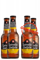 Estrella Galicia Senza Glutine da 24 bottiglie x 33cl (Scad. 30/07) + 1 Cassa OMAGGIO 