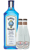 Gin Bombay Sapphire 1Litro + OMAGGIO Tonica Rovere Sanpellegrino 4 x 20cl