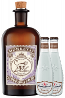 Gin Monkey 47 Schwarzwald 50cl + OMAGGIO Tonica Rovere Sanpellegrino 4 x 20cl 