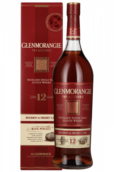 Glenmorangie The Accord 12 Years Old Highland Single Malt Scotch Whisky 1Litro (Astucciato)