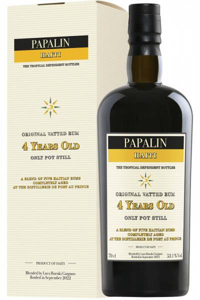 Rum Papalin Haiti 2022 4 Years Old Vol.53,1% 70cl (Astucciato)