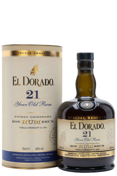 Rum 21 Anni Special Reserve El Dorado 70cl (Astucciato)