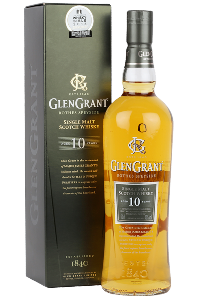 Glen Grant Single Malt Scotch Whisky Aged 10 Years 70cl (Astucciato)