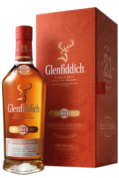 Glenfiddich Single Malt Scotch Whisky 21 Years Old 70cl (Astucciato)