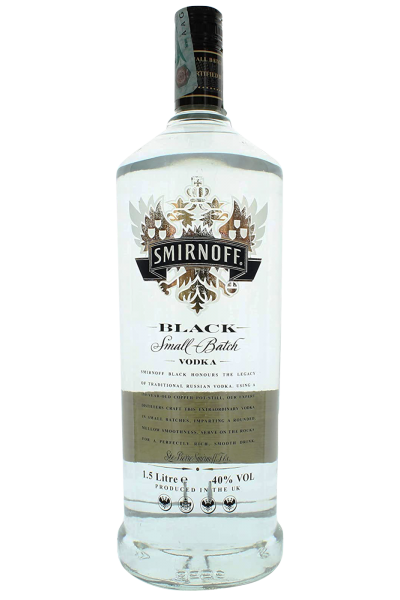 Vodka Black Smirnoff 1,5Litri (Magnum)