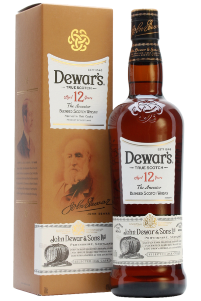 Dewar's 12 Anni Blended Scotch Whisky 70cl (Astucciato)