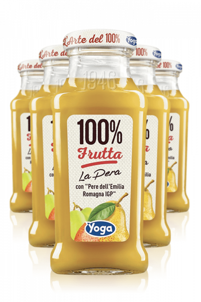 Yoga 100% Frutta Pera IGP Cassa Da 12 Bottiglie x 20cl
