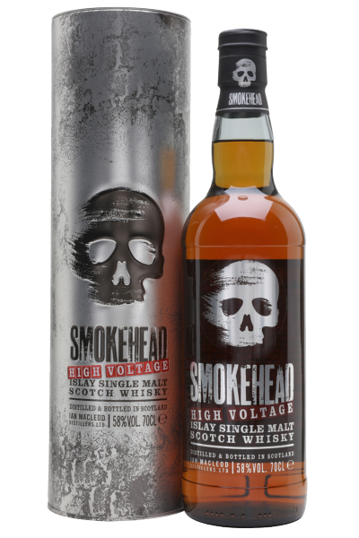 Smokehead High Voltage Islay Single Malt Scotch Whisky 70cl (Astucciato)
