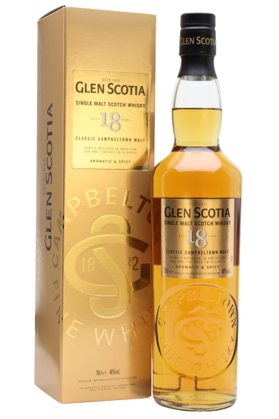 Glen Scotia Campbeltown 18 Y.O. Single Malt Whisky 70cl (Astucciato)