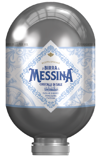 Fusto Birra Messina Cristalli Di Sale Blade 8 Litri (Scad. 31/03) 