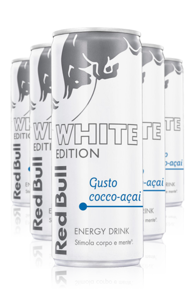 Red Bull Energy Drink White Edition Gusto Cocco-Açai Cassa da 12 Lattine x 25cl