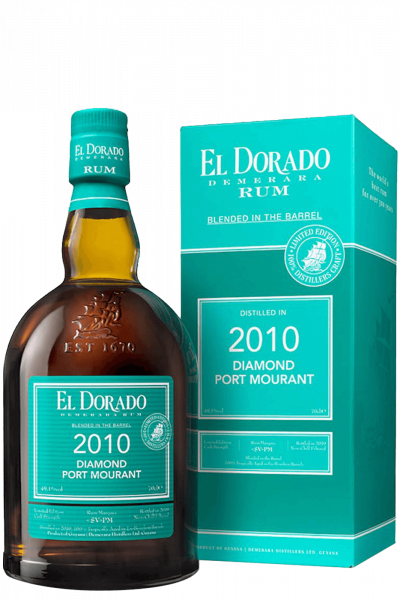 Rum El Dorado Green Diamond Port Mourant 2010 70cl (Astucciato)