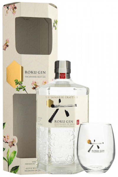 Gin Roku 70cl (Confezione Con Bicchiere)