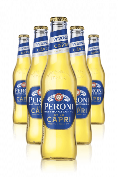 Peroni Nastro Azzurro Stile Capri Cassa da 24 bottiglie x 33cl (Scad. 31/05)