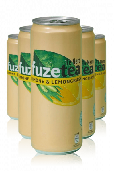 Thè Fuzetea Limone & Lemongrass Cassa da 24 Lattine x 33cl 