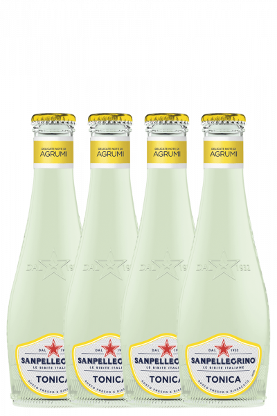 Tonica Agrumi Sanpellegrino da 4 bottiglie x 20cl 