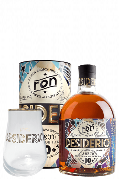 Ron Desiderio 10 Anni 70cl (Astucciato) + 1 bicchiere 