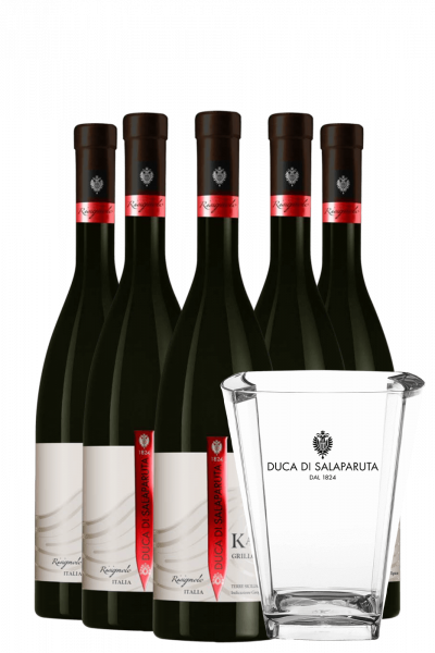 6 Bottiglie Grillo Kados 2022 Duca Di Salaparuta + OMAGGIO 1 glacette Duca Di Salaparuta