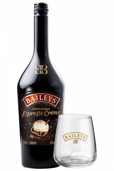 Baileys Espresso Créme 70cl + OMAGGIO 2 bicchieri Baileys