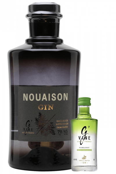 Gin G'Vine Nouaison 70cl + OMAGGIO mignon Gin G'Vine Floraison