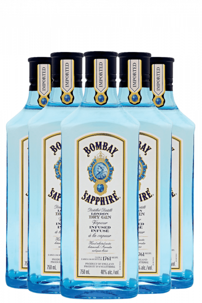 6 Bottiglie Gin Bombay Sapphire 70cl