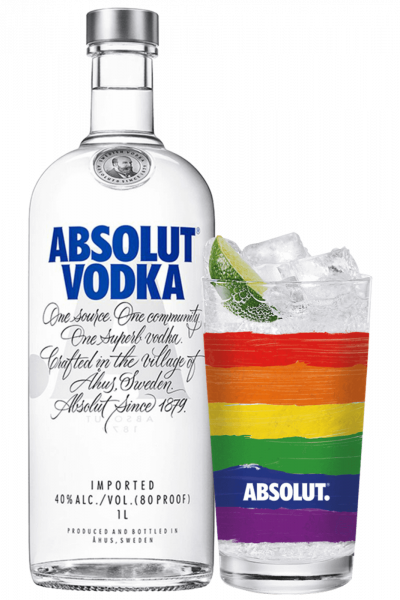 Vodka Absolut Clear 70cl + OMAGGIO 2 bicchieri Absolut