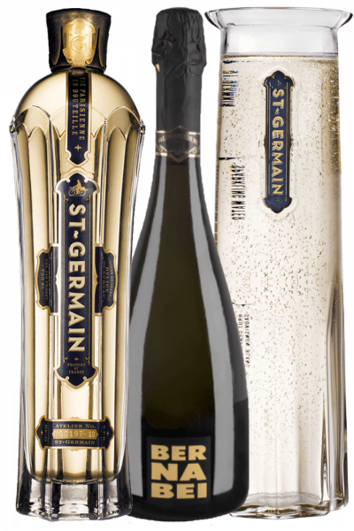 St.Germain Liquore Di Sambuco 70cl + Prosecco DOCG Extra Dry 2020 Bernabei + OMAGGIO Caraffa St.Germain