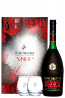 Cognac Rémy Martin V.S.O.P. 70cl (Confezione Con 2 Bicchieri)