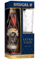 Rum Extra Viejo Brugal 70cl (Confezione Con Bicchiere)