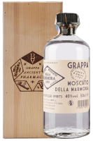 Grappa Moscato Della Marmora Ancient Pharmacy 50cl (Cassetta in Legno)