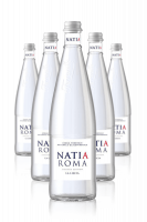 Acqua Minerale Natìa A Roma Limited Edition 75cl Cassa Da 12 Bottiglie In Vetro 