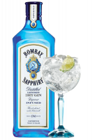 Gin Bombay Sapphire 1L + OMAGGIO Bicchiere Bombay