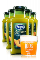Yoga Magic Albicocca 20cl Confezione Da 24 Bottiglie + OMAGGIO 6 bicchieri Yoga