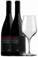 2 Bottiglie Trentino Superiore DOC Pinot Nero Brusafer 2020 Cavit + OMAGGIO 2 Calici Cavit