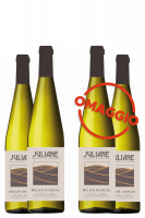 3 Bottiglie Alto Adige Valle Isarco DOC Müller Thurgau 2020 Juliane + 3 OMAGGIO
