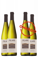 3 Bottiglie Alto Adige DOC Chardonnay 2021 Juliane + 3 OMAGGIO