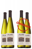 3 Bottiglie Alto Adige Valle Isarco DOC Sylvaner 2020 Juliane + 3 OMAGGIO