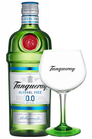 Tanqueray 0.0 Alcohol Free 70cl + OMAGGIO 2 bicchieri Tanqueray