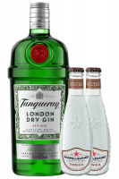 Gin London Dry Tanqueray 1Litro + OMAGGIO Tonica Rovere Sanpellegrino 4 x 20cl 