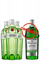 3 Bottiglie Gin Tanqueray No.Ten 1Litro + OMAGGIO 1 Gin London Dry Tanqueray 1Litro