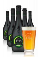 Birra Flea Federico II Golden Ale Cassa Da 12 Bottiglie x 33cl + OMAGGIO 6 bicchieri tumbler Flea