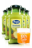 Yoga Magic Ananas 20cl Confezione Da 24 Bottiglie + OMAGGIO 6 bicchieri Yoga