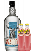 Tequila Blanco Cazadores 70cl + OMAGGIO Schweppes Pompelmo In Rosa 4 x 18cl