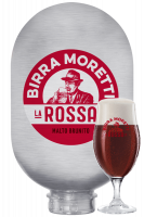 Fusto Moretti La Rossa Blade 8 Litri (Scad. 30/04) + OMAGGIO 6 bicchieri Moretti La Rossa 20cl