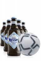 2 Casse Birra Messina Cristalli Di Sale Da 15 x 50cl + OMAGGIO pallone da calcio
