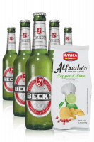 Beck's da 24 x 33cl (Scad. 30/11) + Amica Chips Pepper & Lime Alfredo's 3 x 150gr