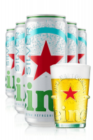 Heineken Silver Cassa da 24 Lattine x 33cl + OMAGGIO 6 bicchieri Silver 20cl 